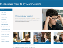 Tablet Screenshot of eyemaine.com